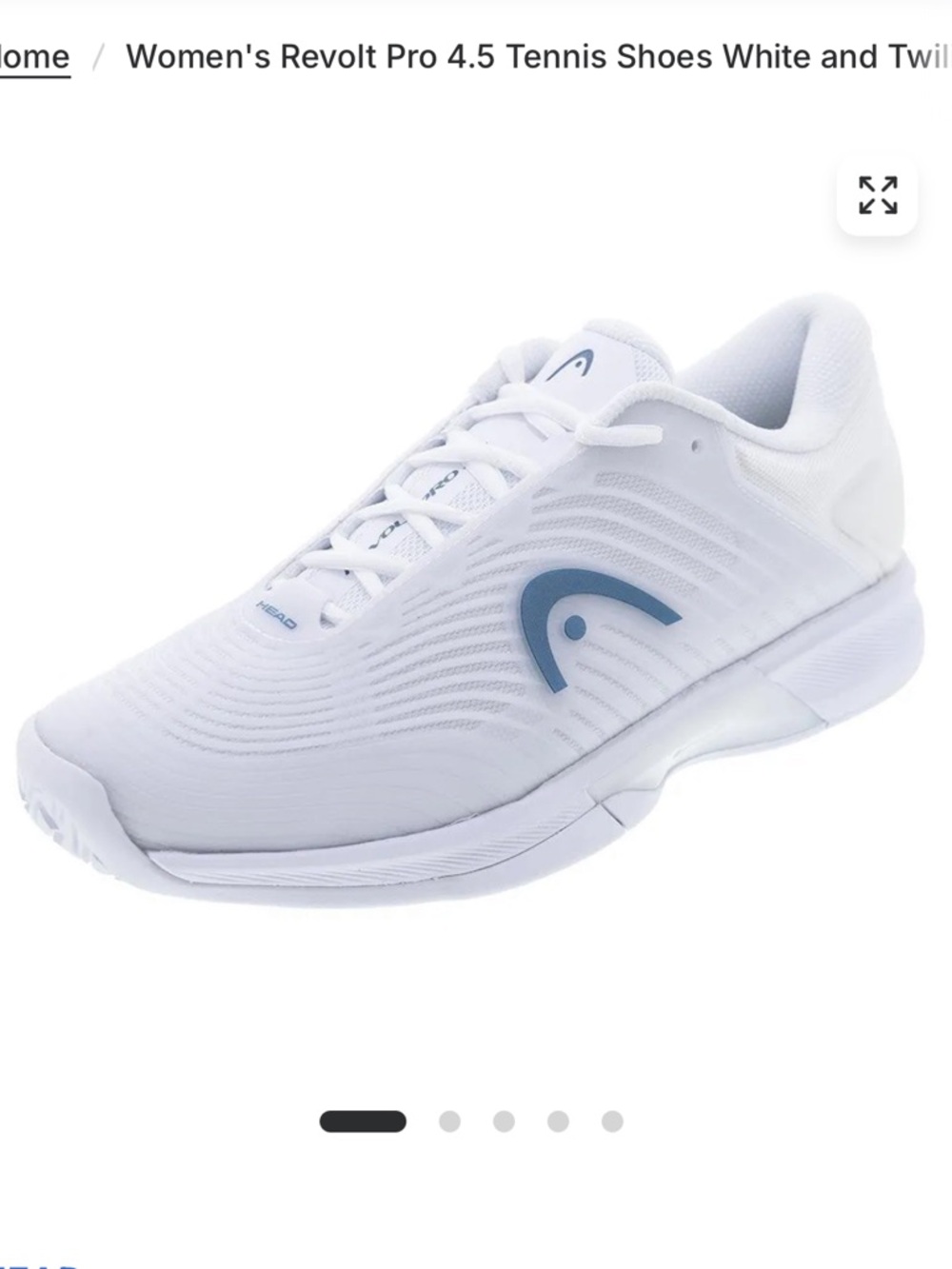 Women's Tennis Shoes White and Twilight Blue - Head